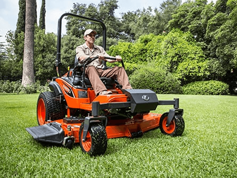 Get Kubota zero turn mowers and lawn tractors, at competitive prices.