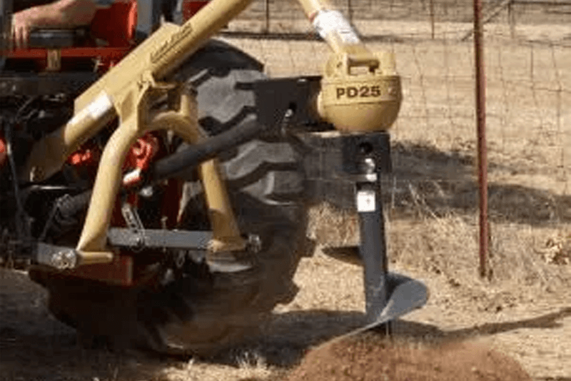 Compact tractor auger attachments